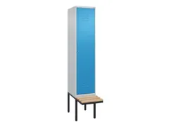 locker met bank,HxBxD 2120x400x815mm,1vak,vak B 400mm,cil.-slot