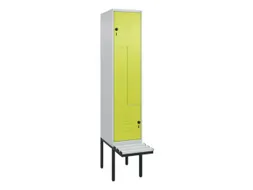 Z-garderobekast,HxBxD 2120x400x815mm,2vak,vak B 400mm,draaigrendel