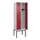 locker,HxBxD 2120x600x500mm,2vak,vak B 300mm,draaigrendel