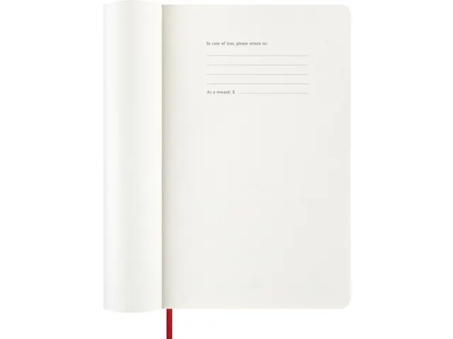 Agenda 2027 Moleskine 12M Weekly 7dag/1pagina large sc scarlet red