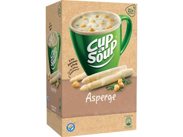 Cup-a-Soup asperge met kaas croutons, pak van 21 zakjes | SoepOpHetWerk.nl