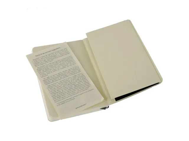 Notitieboek Moleskine large 130x210mm lijn soft cover zwart