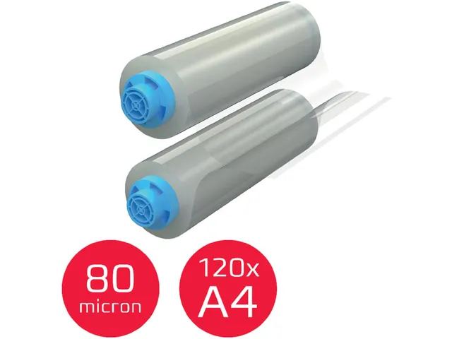 rouleau de plastification rechargeable Velocity, 80 microns, brilliant