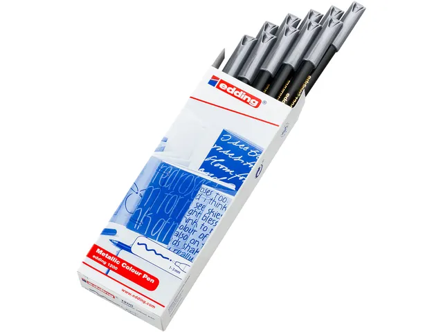 Fineliner edding 1200 zilver 1.0mm