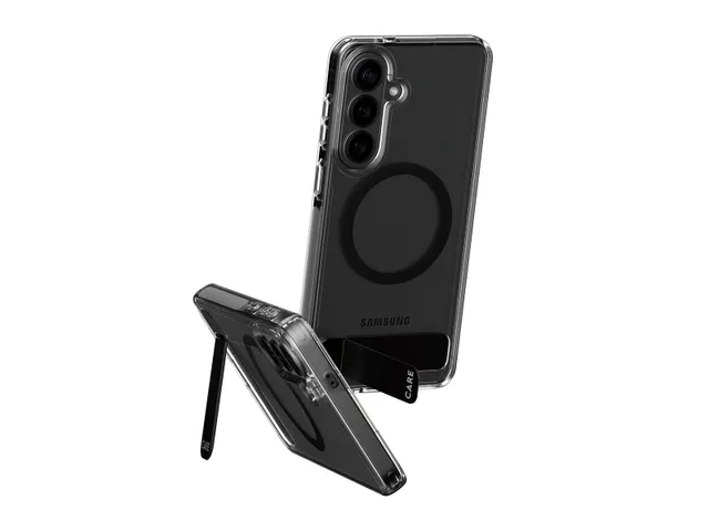 PanzerGlass CARE by Kickstand Case Transparent w. Qi Samsung Gal