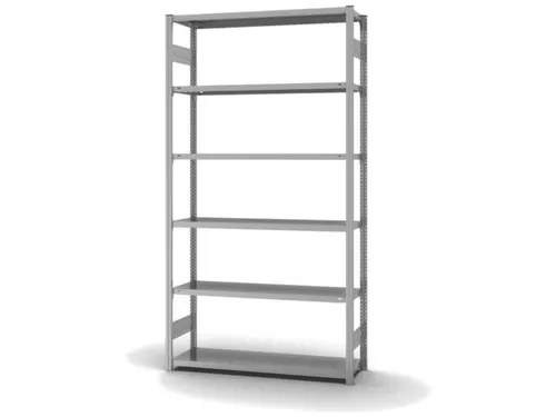 magazijnstelling,grondveld,HxBxD 2500x1360x435mm,vakl. 180kg