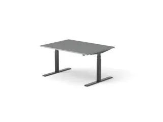 Elektrisch ihv bureau,HxBxD 650-1310x1400x1000mm,blad donkergrijs - 1
