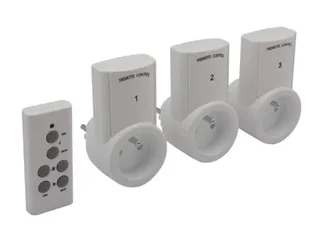 Set Stopcontacten Met Afstandsbediening (3 Stopcontacten + Afstandsbed - 1