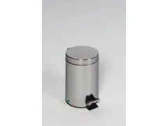 RVS pedaalemmer,3l,HxØ 270x170mm,binnenbak kunststof,romp gepolijst