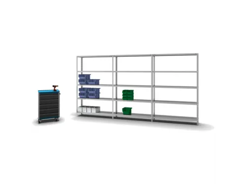 magazijnstelling,aanbouwveld,HxBxD 2000x1300x300mm,vaklast 200kg