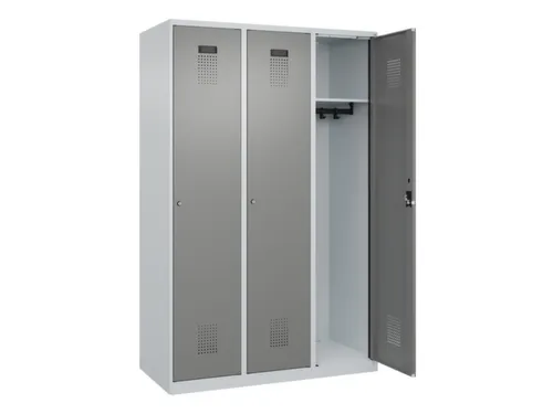 locker,HxBxD 1850x1200x500mm,3vak,vak B 400mm,cil.-slot