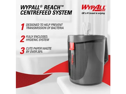 WypAll 6221 Reach Centrefeed Dispenser Zwart