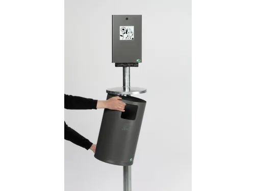 hondentoilet,v. buiten,afvalbak 30l,v. 200zakjes,HxBxD 2000x350x480mm