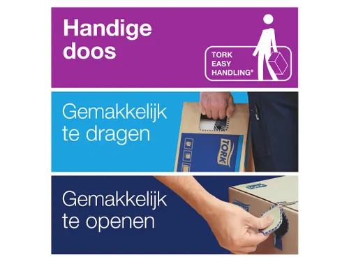 Tork 150388 H2 Xpress Multifold Handdoek Universal 2-laags Blauw