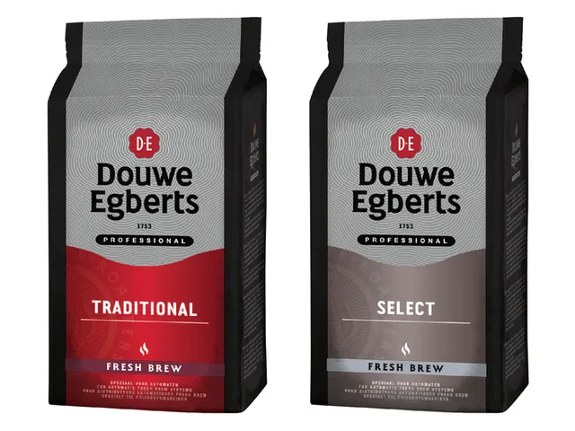 Koffie Douwe Egberts Automatenkoffie Fresh Brew 1000 Gram
