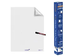 Legamaster Magic-Chart flipchart folie 60x80cm Wit met ruit 25 vel