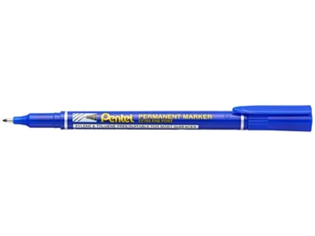 Marqueur permanent Pentel NF450-C pointe extra fine 1,2mm bleu