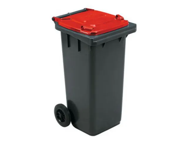 Mini-container 240 Liter Grijs Oranje