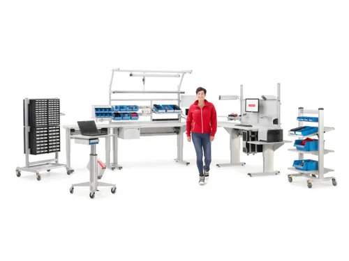 Schuin ESD-legbord v. Montagetafel BxD 660x400mm Draagverm. 35kg
