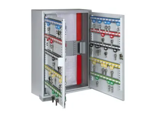 Sleutelkast HxBxD 550x380x140mm 200 Haakjes 1 Deur 1 Wand RAL7035 - 2