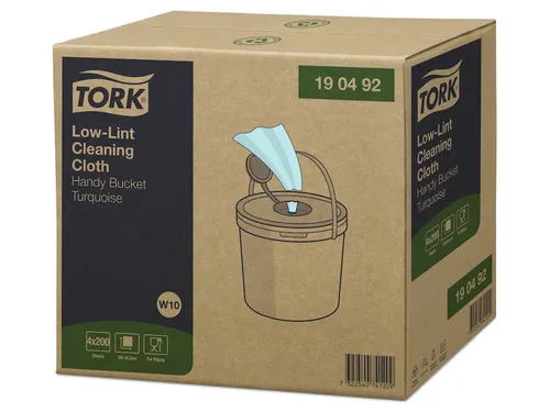 Tork 190492 Handy Emmer Reinigingsdoek W10 1-Laags Turquoise