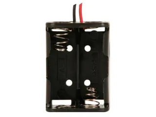 Batterijhouder Voor 2 x N-CEL (Met Draden) - 3