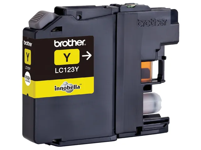 Inktcartridge Brother LC-123Y geel