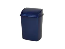 Afvalbak met Swing deksel 15 Liter Blauw