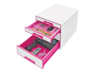 Ladenblok Leitz WOW Cube 4 laden wit/roze - 5