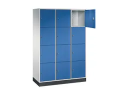 grootvolume-lockersysteem,RAL 7035/RAL 5010,HxBxD 1950x1220x500mm