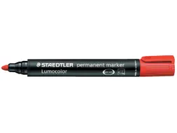 Viltstift Staedtler 352 Lumocolor rond rood 2mm
