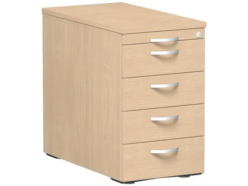 Ladenblok Hxbxd 720x430x800mm 1 Pennenlade 4 Laden Bladdecor Beuken
