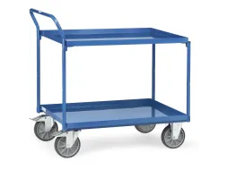 Tafelwagen 4922 Staalplaat En Rand 2 Etages 400kg 1000x700mm