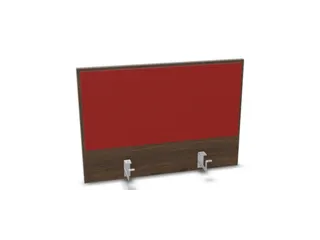opzetpaneel bureau aanbouw achter NV bruin hickory BN4011-rood 800mm - 1