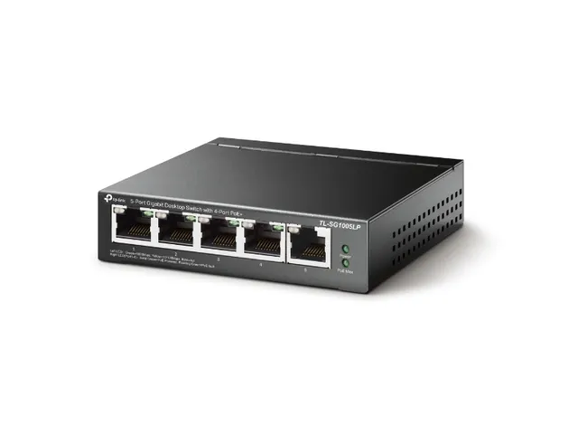 5-Port Gigabit Desktop Switch with 4-Port PoE+