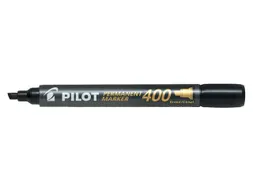 Pilot Permanent Marker 400 Brede Schuine punt Zwart