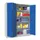 Ruime Vouwdeurkast 1950x1500x600mm 4legborden Ral7035 Front Ral5010