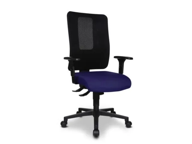 chaise de bureau pivotante,Mécan. synchrone,a. accoudoirs