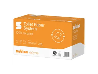 Satino HiCycle JT3 toiletpapier 2-laags 100m wit 24 rollen - 1