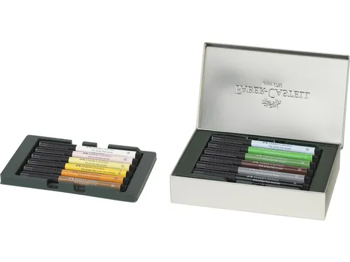 Tekenstift Faber-Castell Pitt Artist Pen Brush set 12 stuks Berlijn