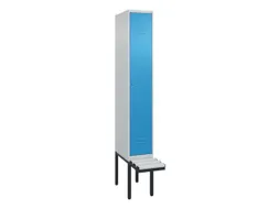 locker met bank,HxBxD 2120x300x815mm,1vak,vak B 300mm,cil.-slot