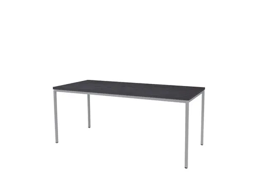Domino Basic Tafel Vaste Hoogte 180x80 houtprint schaduw alu 4-poots