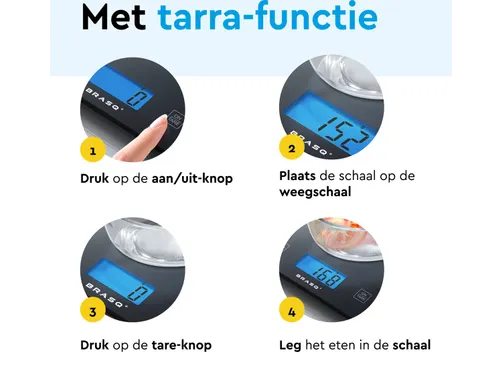 BRASQ Digitale keukenweegschaal 10KG DKS100