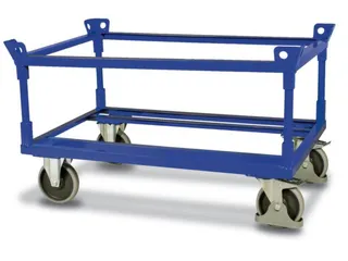 Palletonderwagen 500kg Voor Bakken Lxb 1200x800mm Laad H 650 - 1