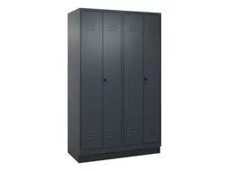 PBM-locker HxBxD 1950x1200x500mm 4vak vak B 300mm draaigrendel