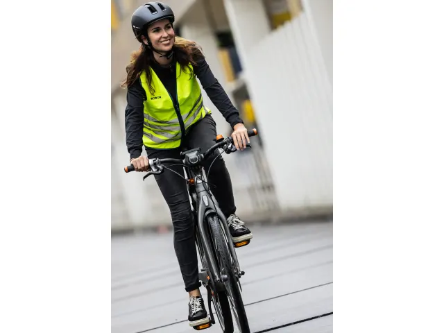 Big Fun Reflecterend Fluohesje Geel XL