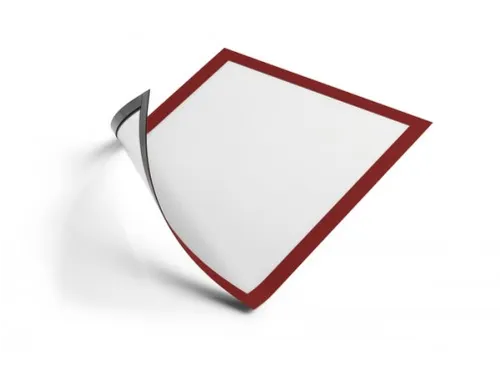 Magnetische insteekhoes A3 Rood set à 5 stuks