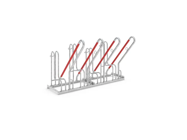 fietsbeugel,L 1400mm,4instelplaatsen,gebruik eenzijdig,vuurverzinkt