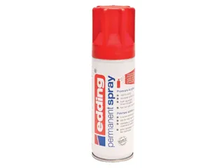 Verfspuitbus edding 5200 permanent spray mat verkeersrood - 1