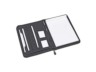 Schrijfmap Rillstab RI98444 Excellent de luxe A4 lederlook zwart - 3